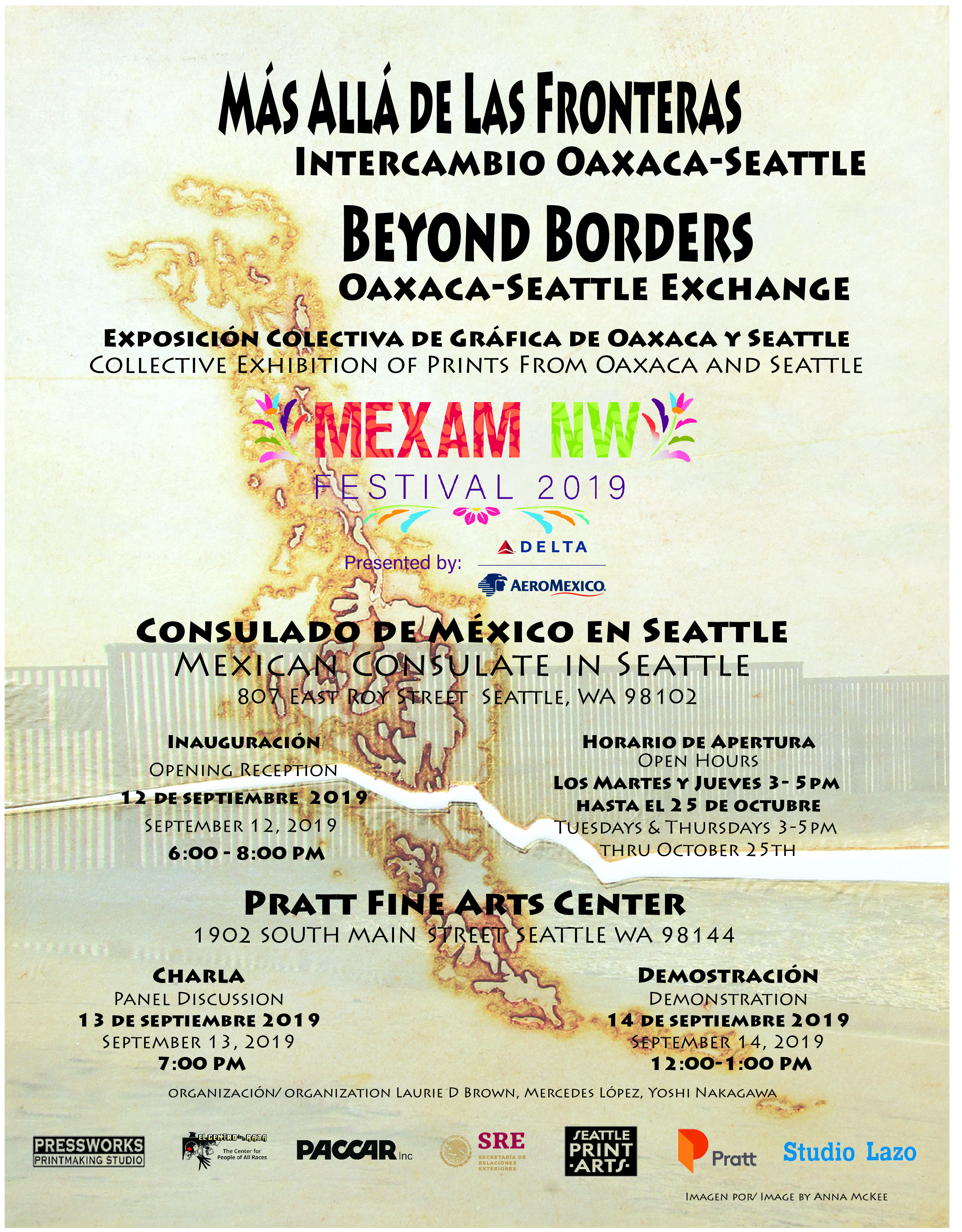 Oaxaca-Seattle Art Exhibit Poster
